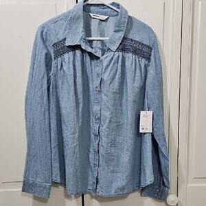 Sonoma Light Blue Button Down Shirt